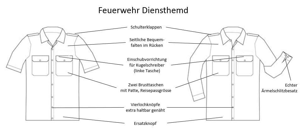 Feuerwehr Diensthemden