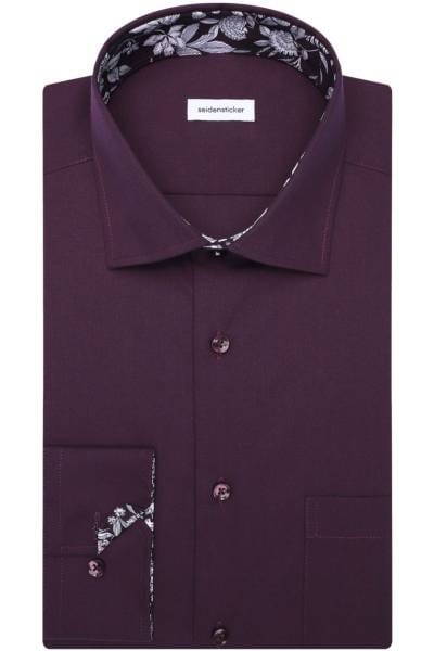 Camicia Business 100% Cotone Seidensticker Regular Fit Langarm Business Hemd Camicia Da Lavoro, Blu Camicia Uomo Business Seidensticker
