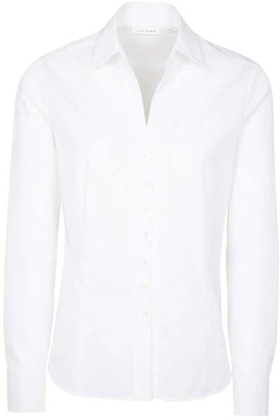 ETERNA Modern Classic Bluse weiss, Einfarbig