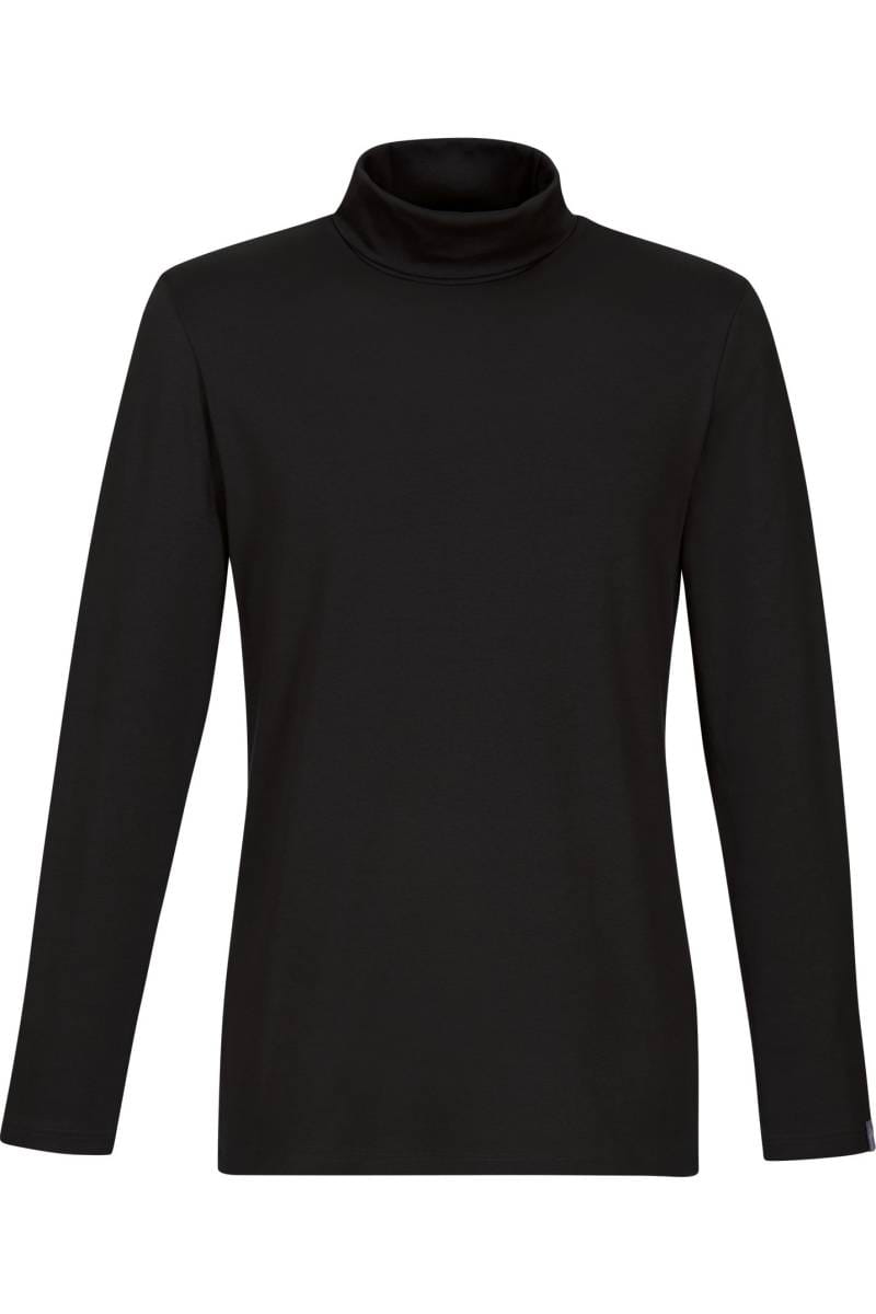 ski trigema herren rollkragenshirt TRIGEMA Slim Fit Herren Rollkragenshirt Rollkragen schwarz