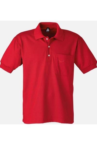 TRIGEMA Comfort Fit Poloshirt rot, Einfarbig