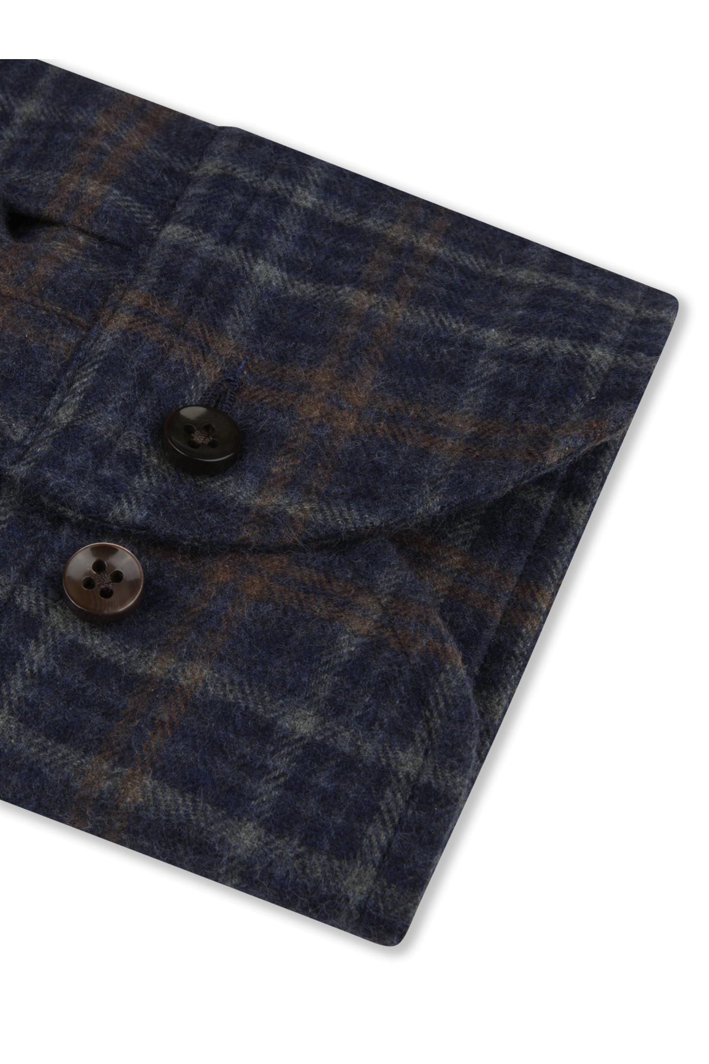 Body Flannels Stenströms Fitted Body flannel shirt dark blue, Chequered ...