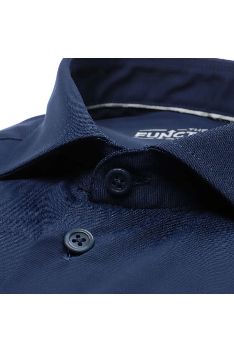 0401~Fitted Slim Two tone Shirt main image 1