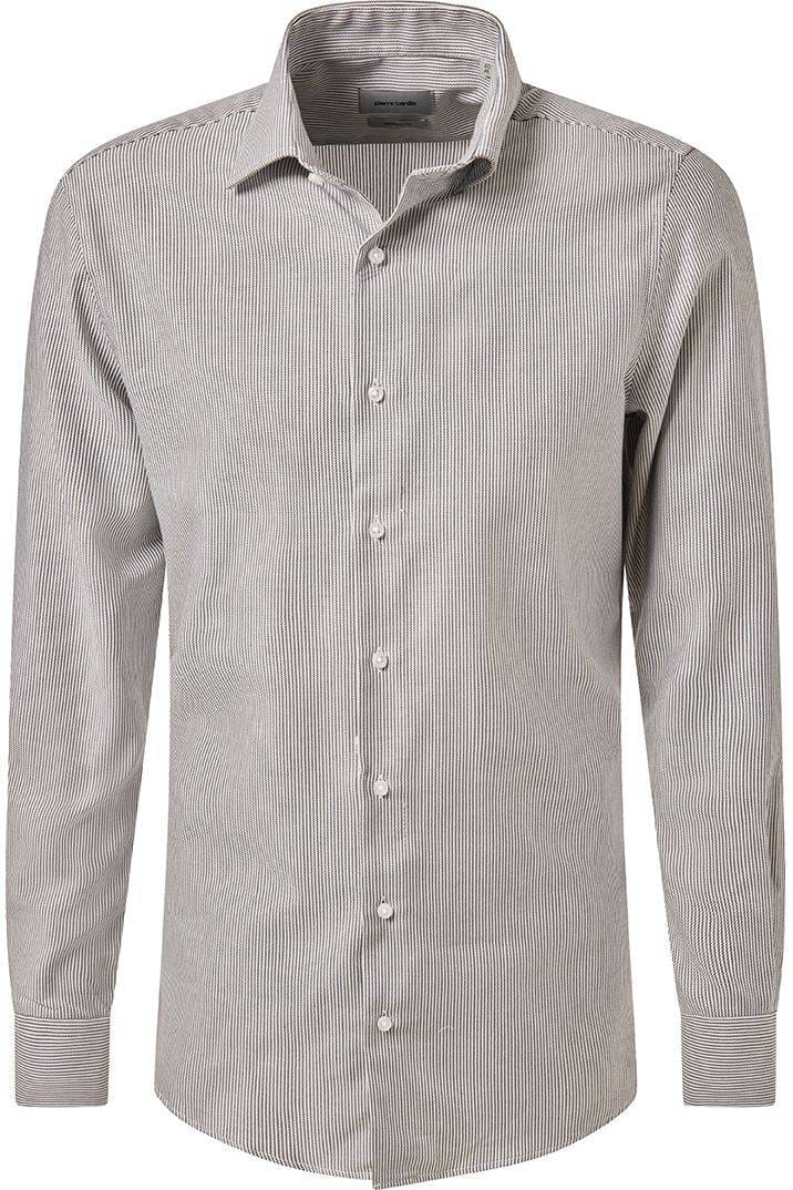 Pierre Cardin Modern Fit shirt blue, Striped | Businesshemden.com