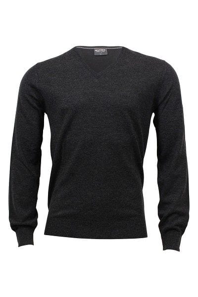 Olymp Strickpullover Level 5 Five Body Fit - graphit