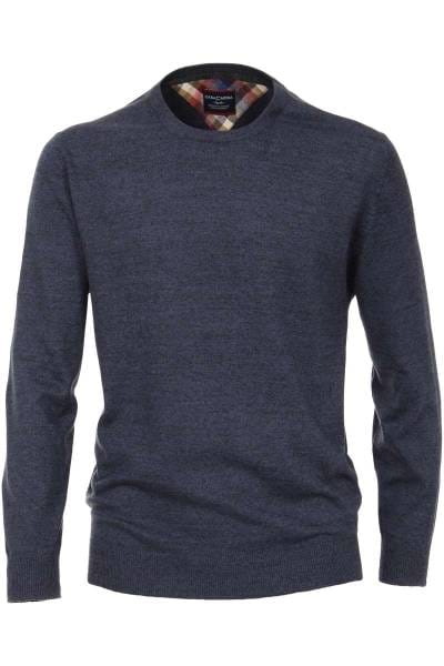 Casa Moda Strickpullover blau, Einfarbig