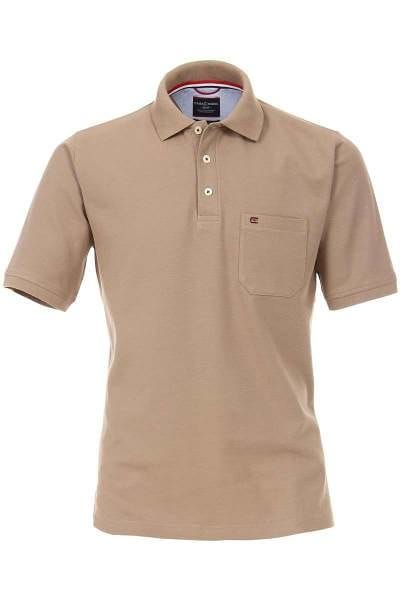 Casa Moda Poloshirt braun, Einfarbig