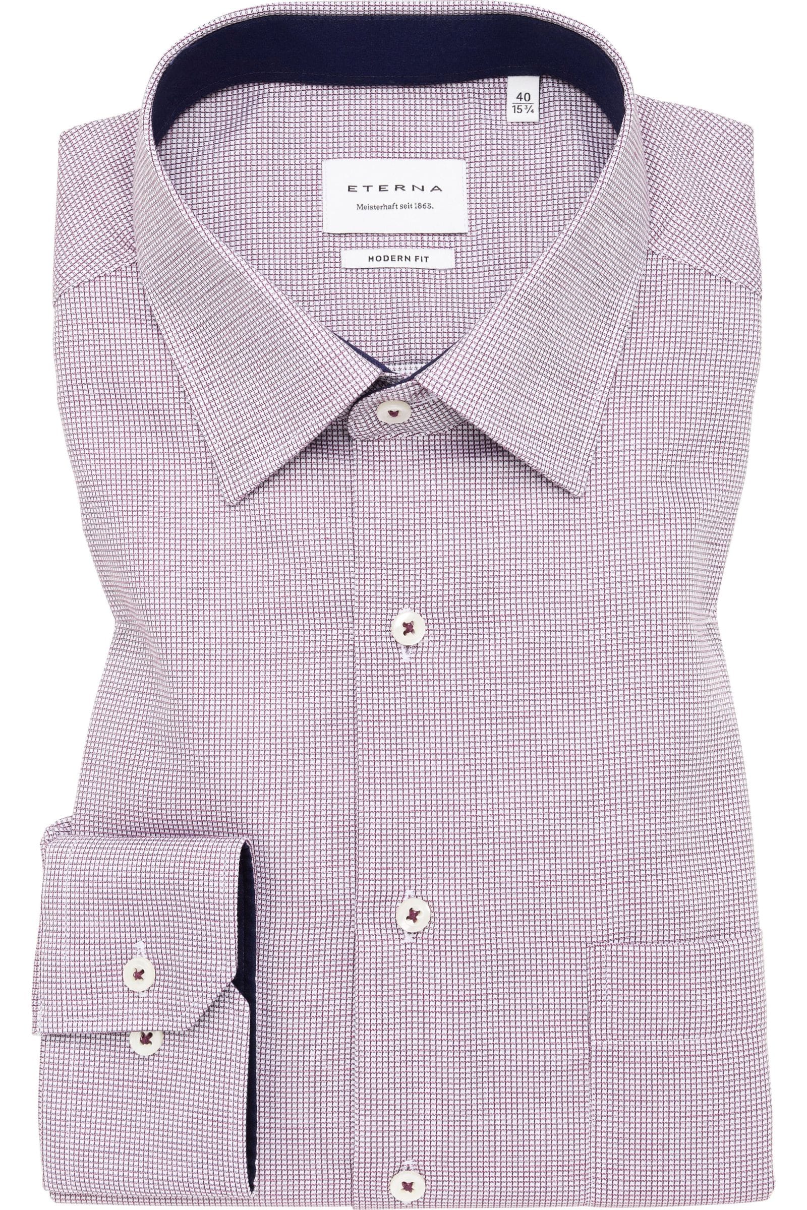 Eterna Modern Fit Shirt Lilac Textured Businesshemden eterna-modern-fit-shirt-lilac-textured-businesshemden