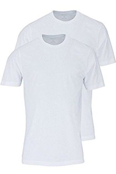 Olymp T-Shirt - Rundhals - weiss, Einfarbig