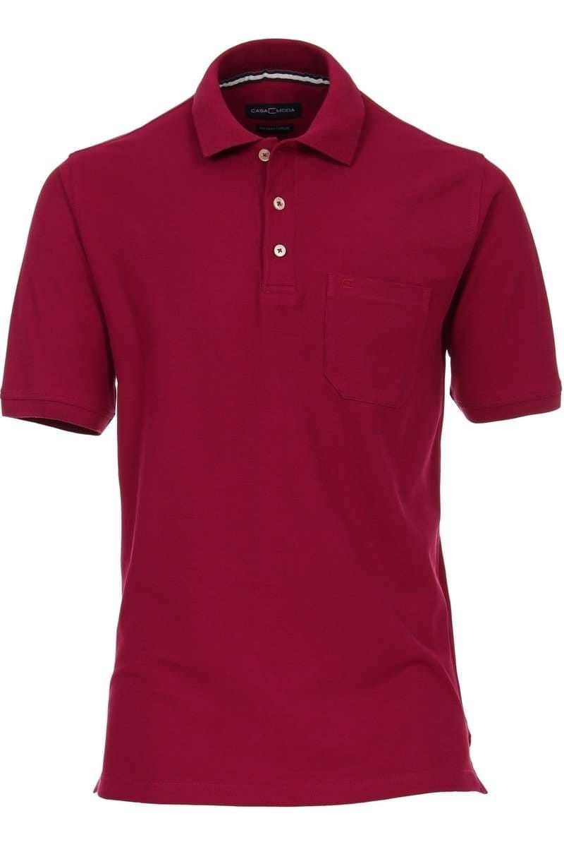 Casa Moda Poloshirt violett, Einfarbig