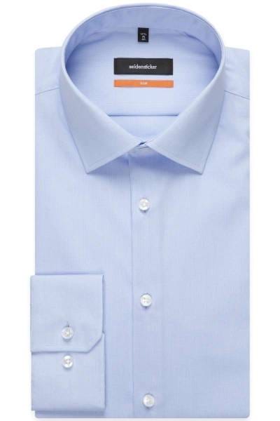 Seidensticker Hemd - Slim Fit - hellblau, Einfarbig