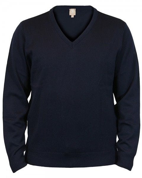 März Strick - V-Ausschnitt Pullover - navy
