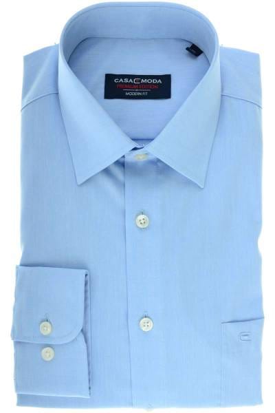 Casa Moda Hemd - Modern Fit - hellblau, Einfarbig