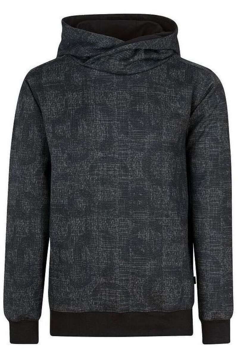 TRIGEMA Slim Fit Kapuzen Sweatshirt schwarz, einfarbig M TRIGEMA Slim Fit Kapuzen Sweatshirt schwarz, einfarbig M