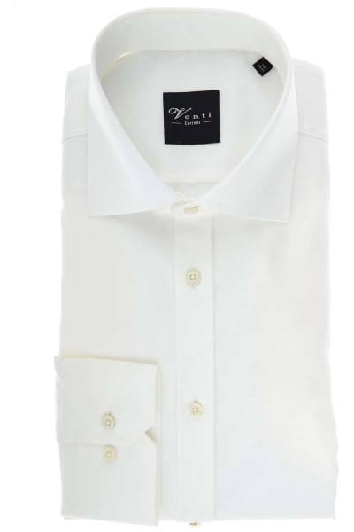 Venti Slim Fit Hemd champagner, Einfarbig