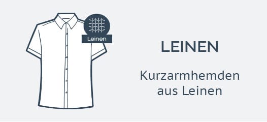 Kurzarm Leinenhemden