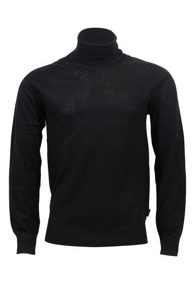 Olymp Rollkragenpullover schwarz