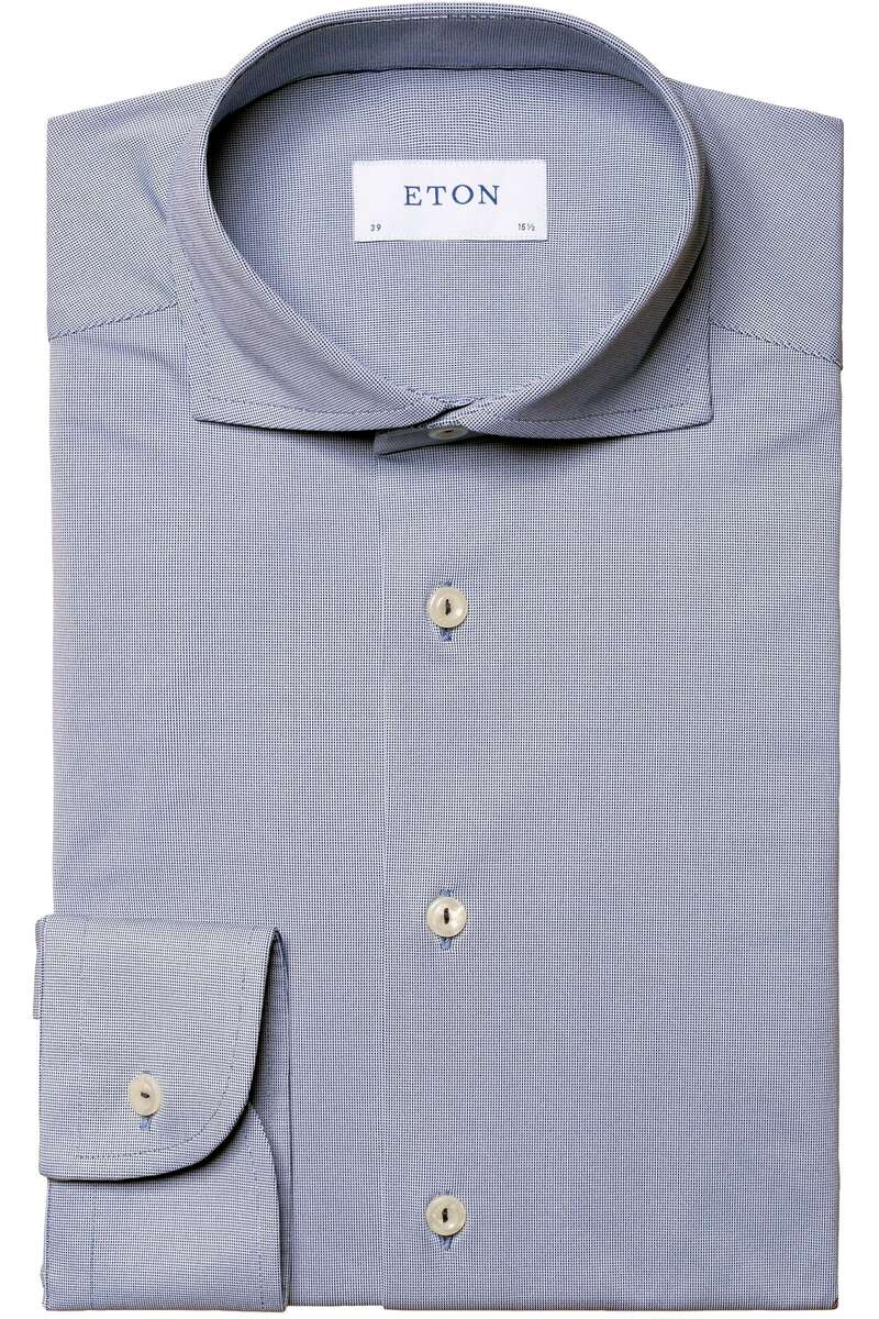 ETON Contemporary Fit Jerseyhemd navy, Einfarbig 40 - M ETON Contemporary Fit Jerseyhemd navy, Einfarbig 40 - M
