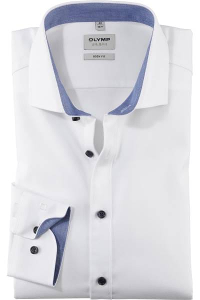 Camicia uomo Nera in Jersey Stretch - Olymp No. Six Abbigliamento