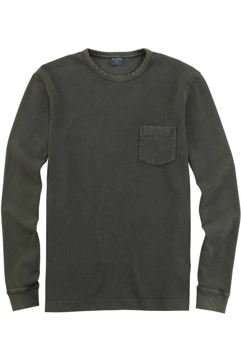 Mannen Chinese Stijl Lange Mouw Retro Knopen Shirt Effen