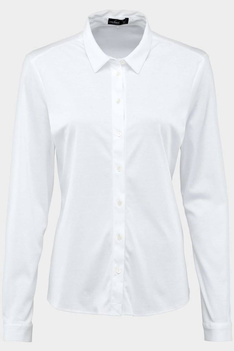 van Laack Slim Fit blouse white, One Colour