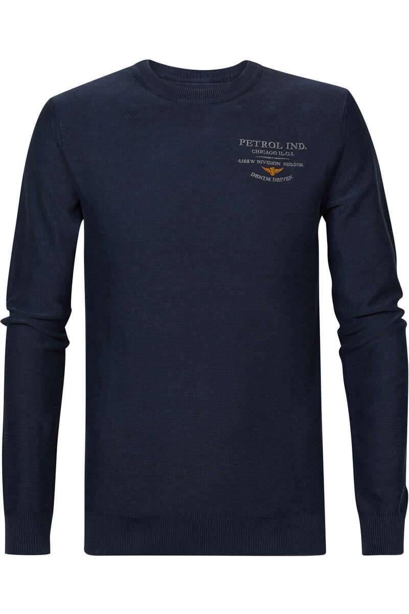 Petrol Industries Modern Fit pullover round neck navy, One Colour