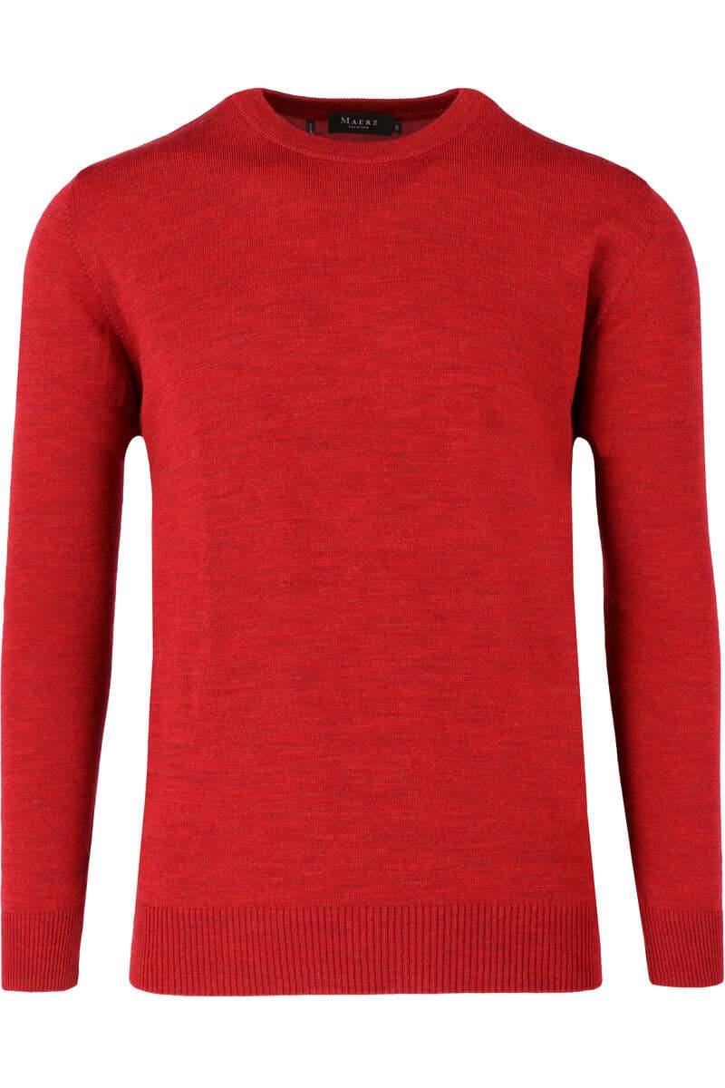 Hochwertiger MAERZ Classic Fit Pullover mit Rundhals in der Farbe ...