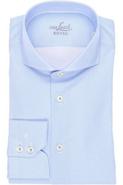 van Laack Tailor Fit Hemd bleu/weiss, Gemustert