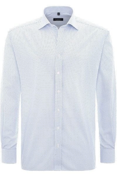 Eterna Hemd - Comfort Fit - blau, Gemustert