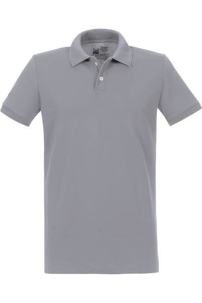 TRIGEMA Poloshirt - Polo, Slim Fit - grau, Einfarbig