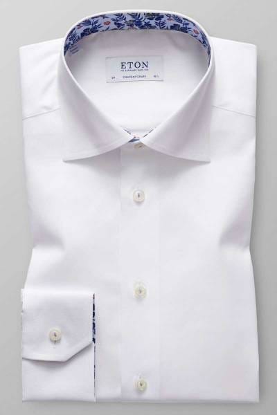ETON Contemporary Fit Hemd weiss, Einfarbig