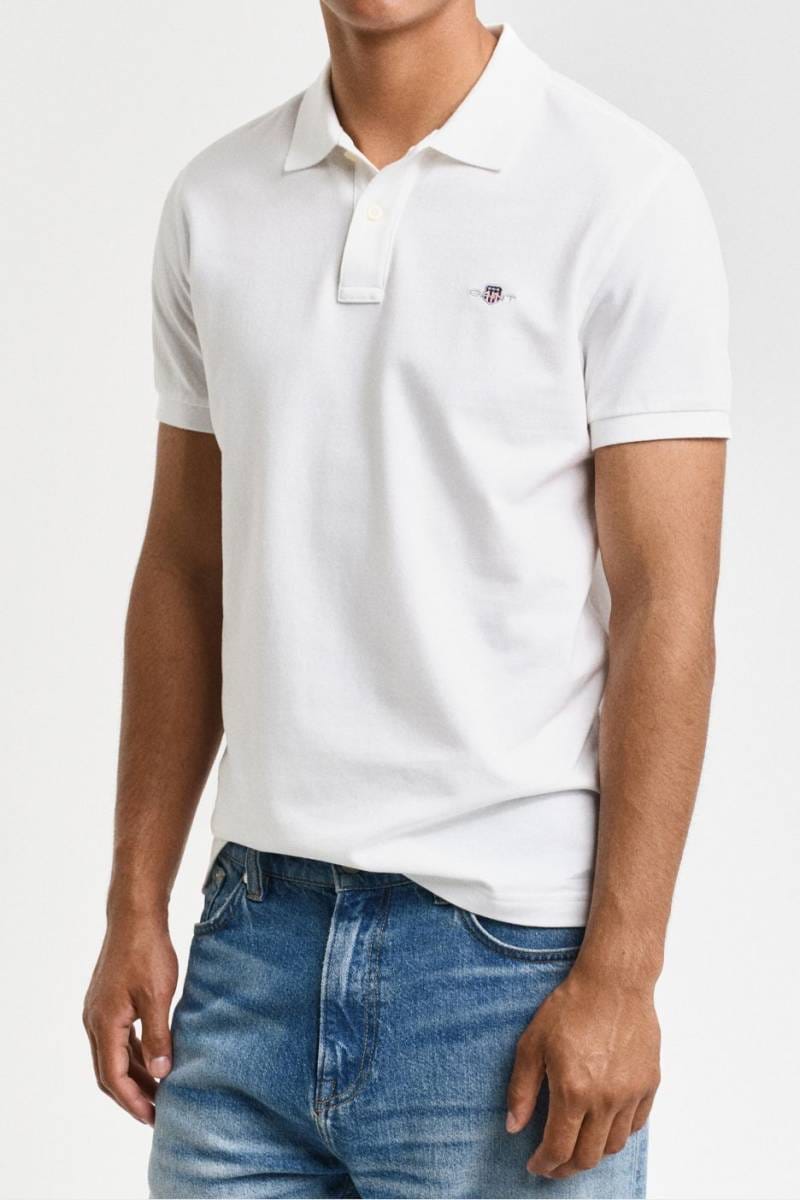 Slim Fit Gant Polo 4xl GANT Slim Fit Polo Shirt White, One Colour