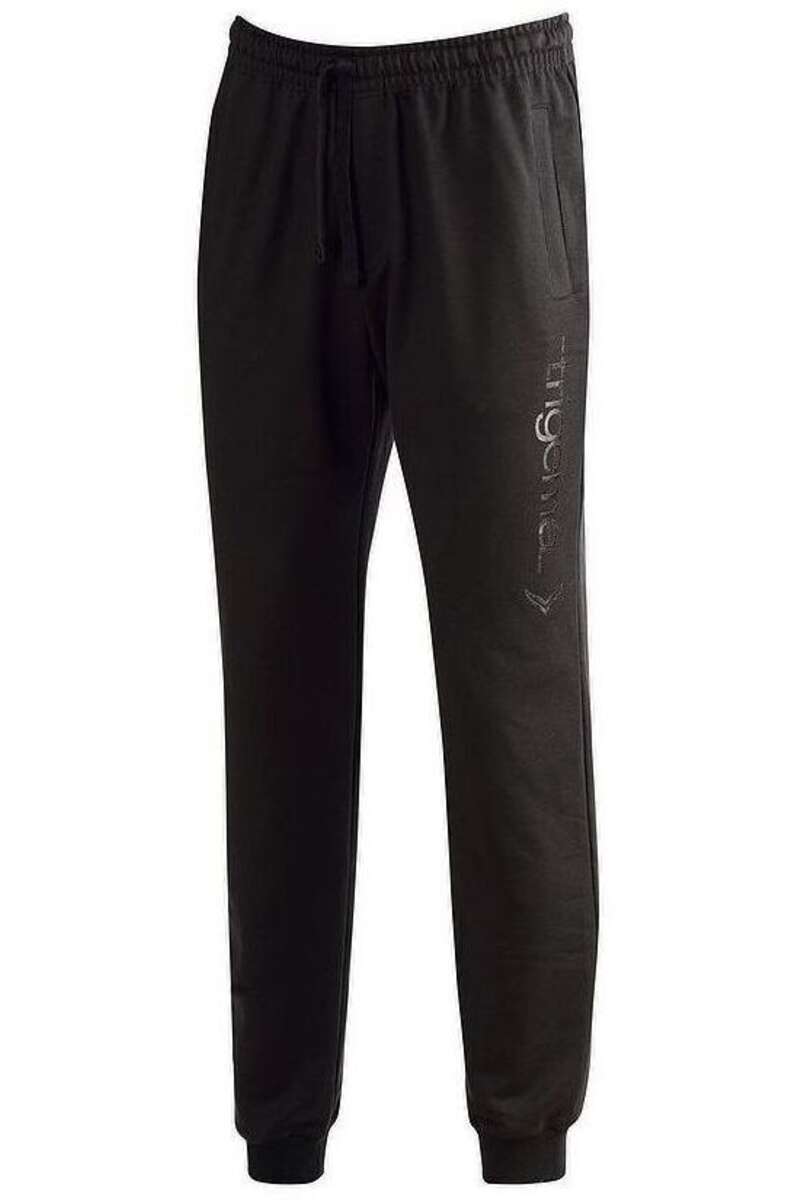 TRIGEMA Comfort Fit Freizeithose schwarz, bedruckt M TRIGEMA Comfort Fit Freizeithose schwarz, bedruckt M