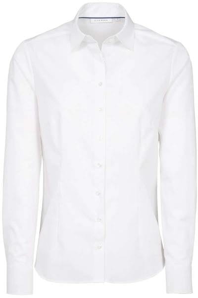 ETERNA Modern Classic Bluse weiss, Einfarbig