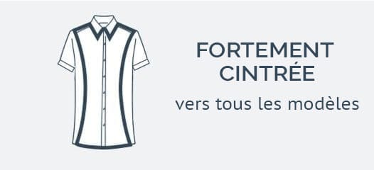 Chemises sans fer à manches courtes Super Slim
