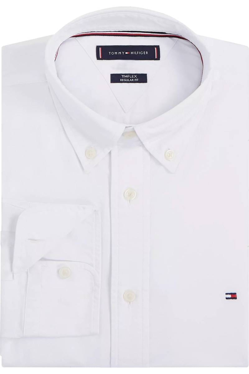 Tommy Hilfiger Regular Fit shirt white, One Colour | Hemden.de