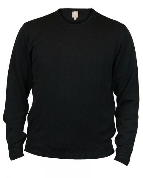 MAERZ Strickpullover Rundhals - schwarz