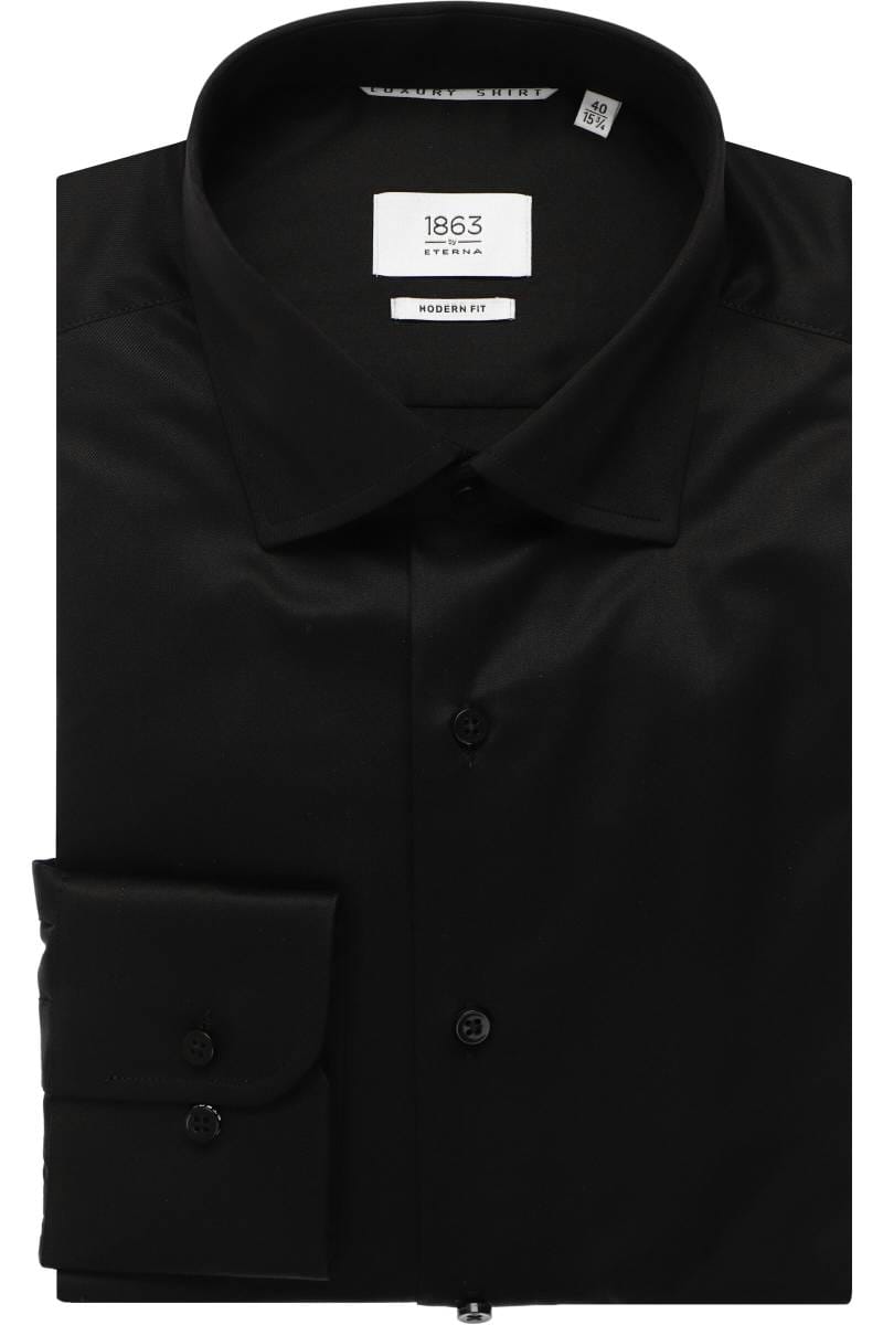 ETERNA 1863 Modern Fit shirt black, One Colour | Businesshemden.com