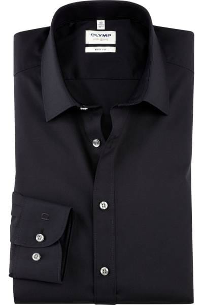 Chemise Homme Olymp Level 5 Body Fit Taille 40 M - Coton élastique à Carreaux