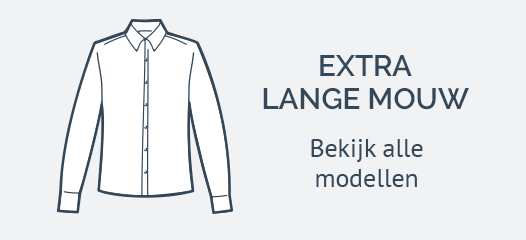 Extra lange Mouw Overhemden