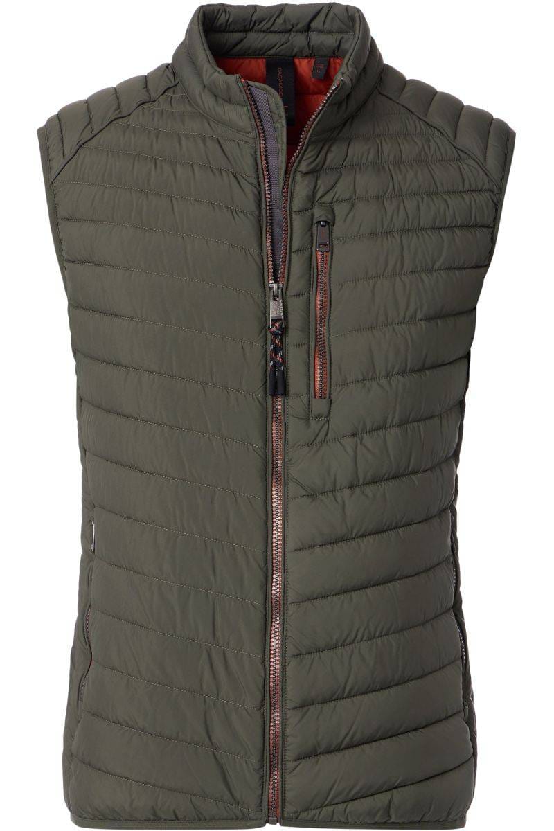 Camel Active Mens Green Outdoor Vest Casa Moda Regular Fit Outdoor