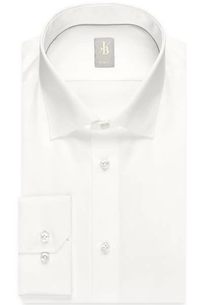 Jacques Britt Hemd - Slim Fit - beige, Einfarbig
