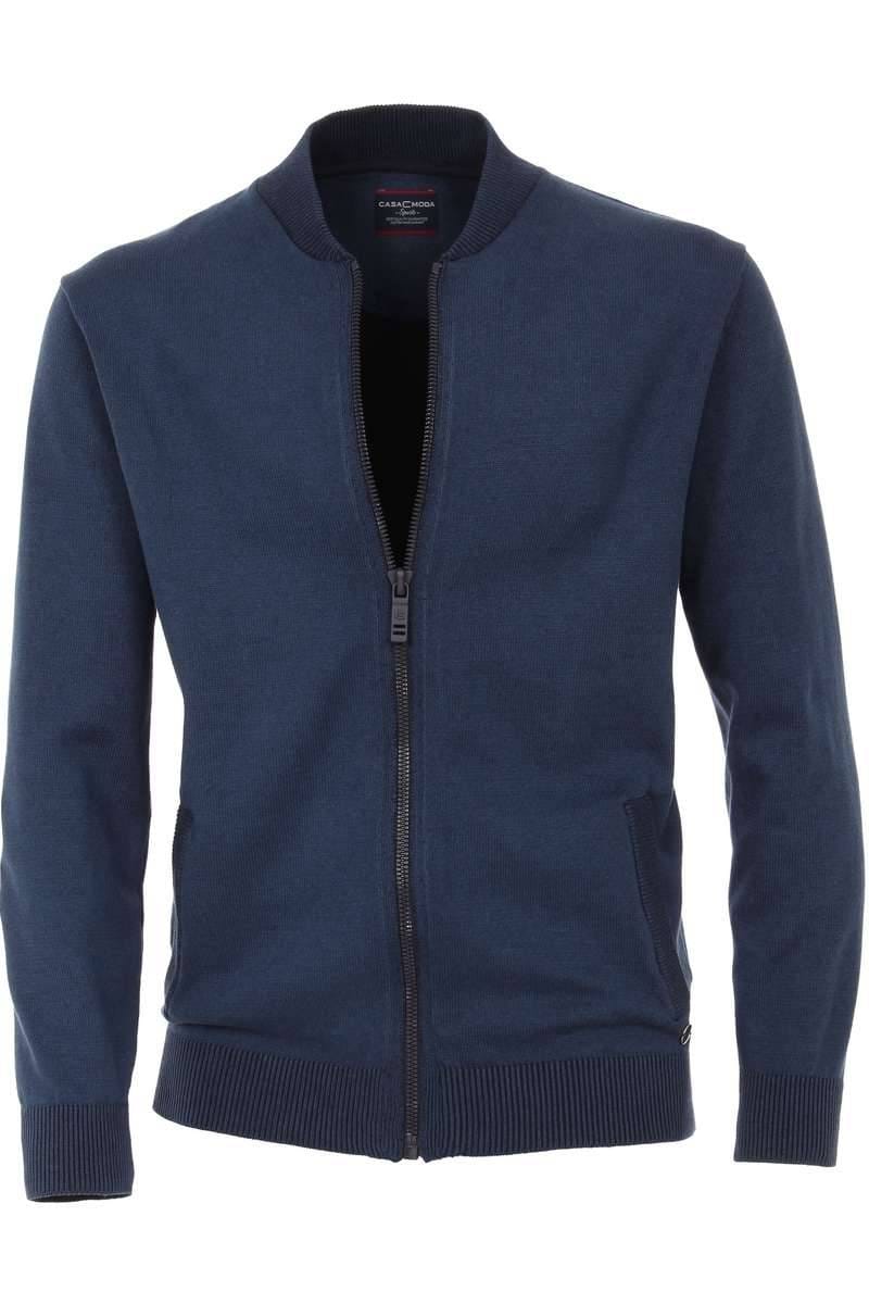 Casa Moda Strickjacke marine, Einfarbig