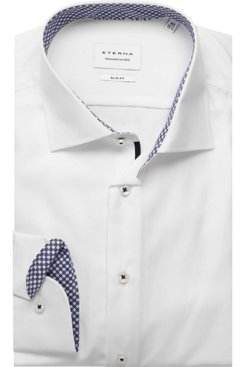ETERNA Camicia Satinata Donna Regular Fit Senza Maniche - Eleganza Semplice In Bianco, Taglia 50 - 3