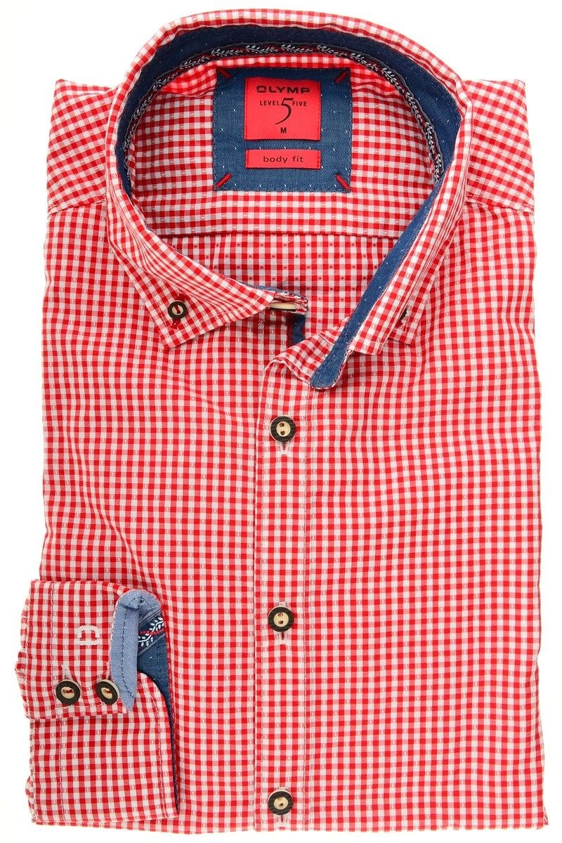 OLYMP LEVEL FIVE, Camicia body fit con maniche extra lunghe