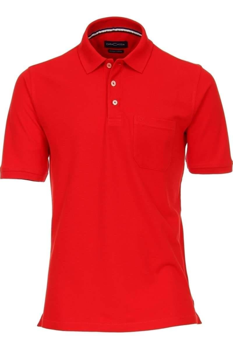 Casa Moda Poloshirt rot, Einfarbig