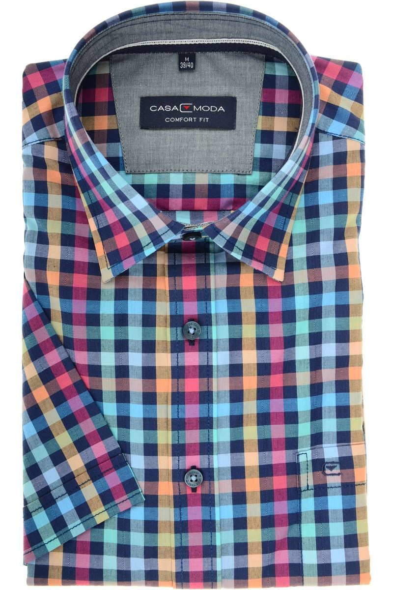 Casa Moda Sport Casual Fit Hemd rot/blau, Kariert