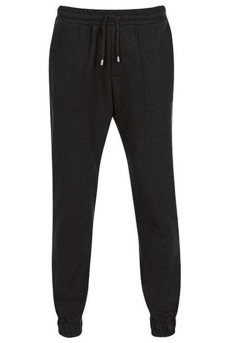 TRIGEMA Comfort Fit Jogginghose schwarz, einfarbig M TRIGEMA Comfort Fit Jogginghose schwarz, einfarbig M