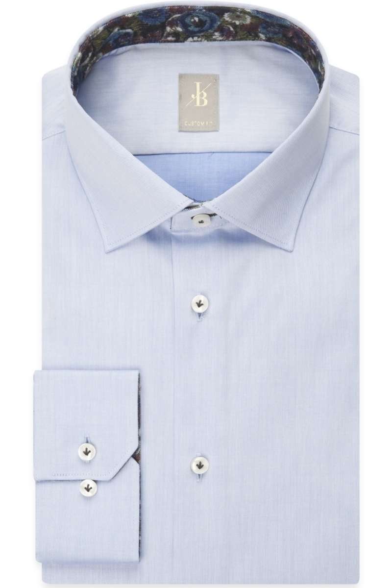 Jacques Britt Custom Fit Hemd blau, Einfarbig Jacques Britt Custom Fit Hemd blau, Einfarbig
