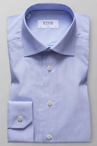 ETON Slim Fit Hemd hellblau/weiss, Feinstreifen